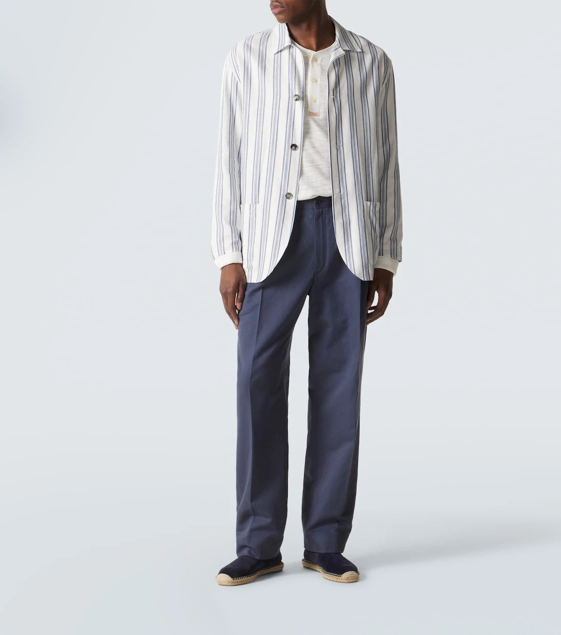 Brioni - Linen and cotton straight pants