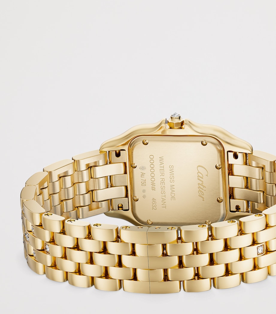 Yellow Gold and Diamond Panthère de Cartier Watch 26.7mm