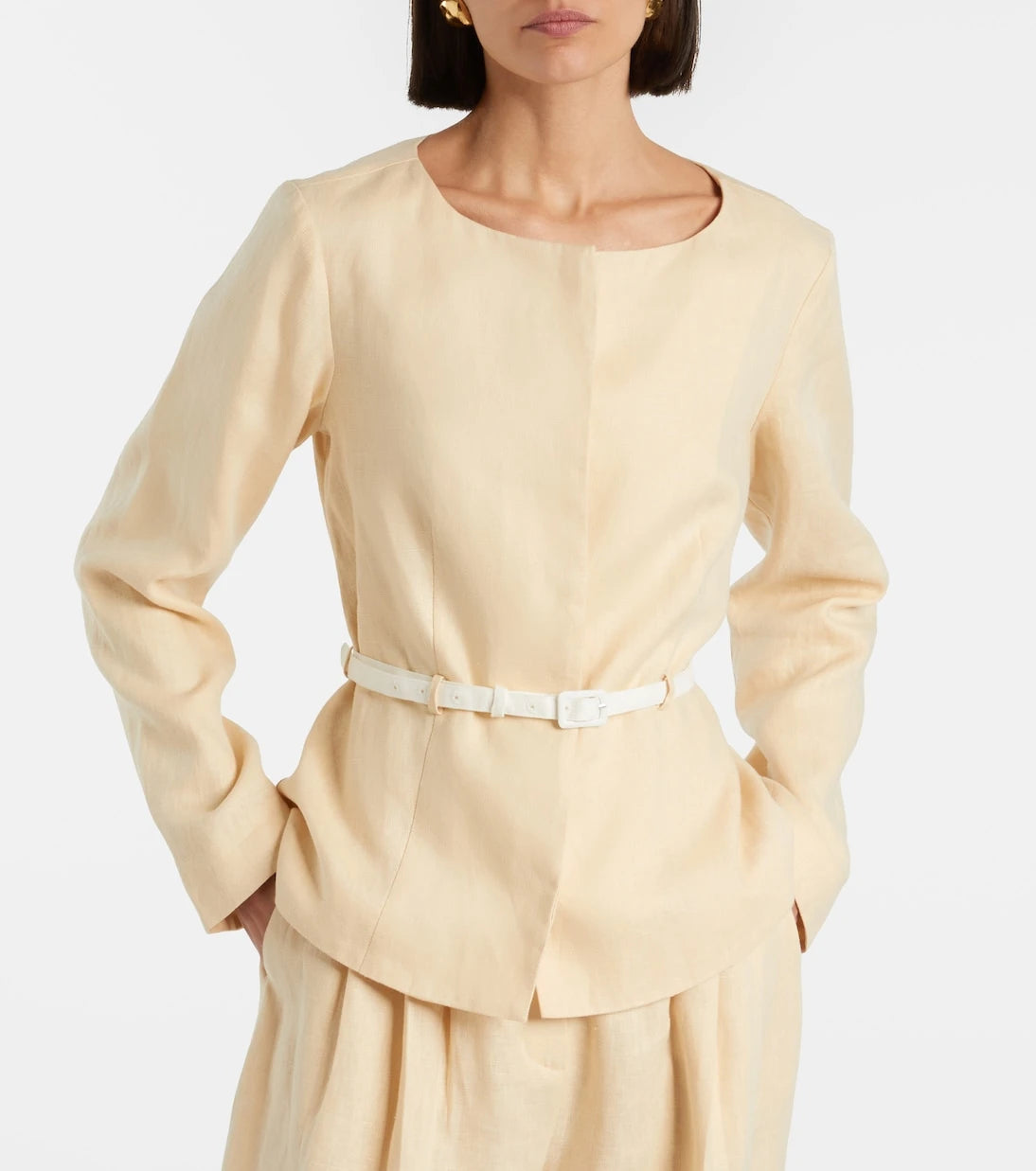 Posse - Pamela belted linen jacket