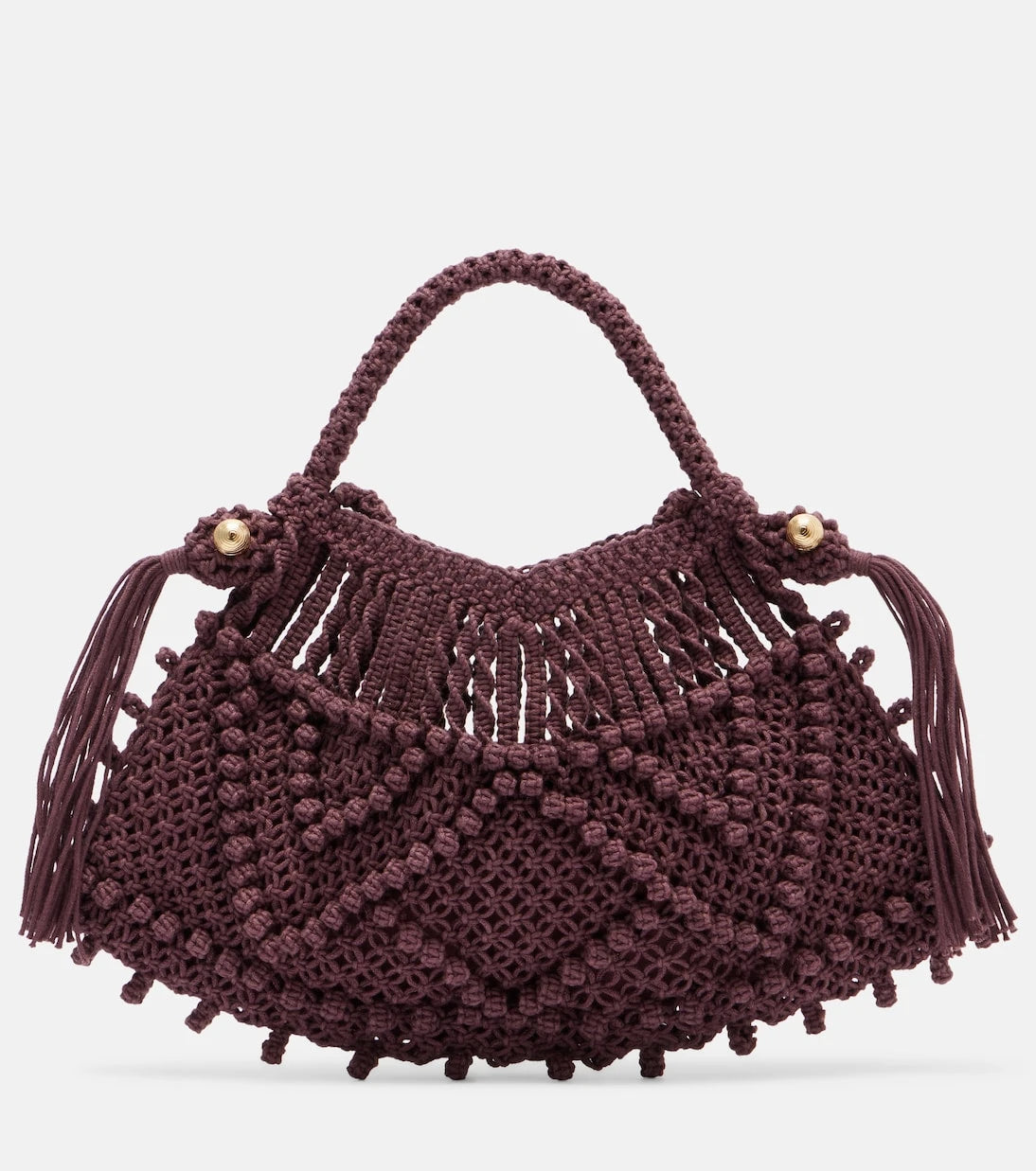 Alémais - Macrame Small top-handle bag