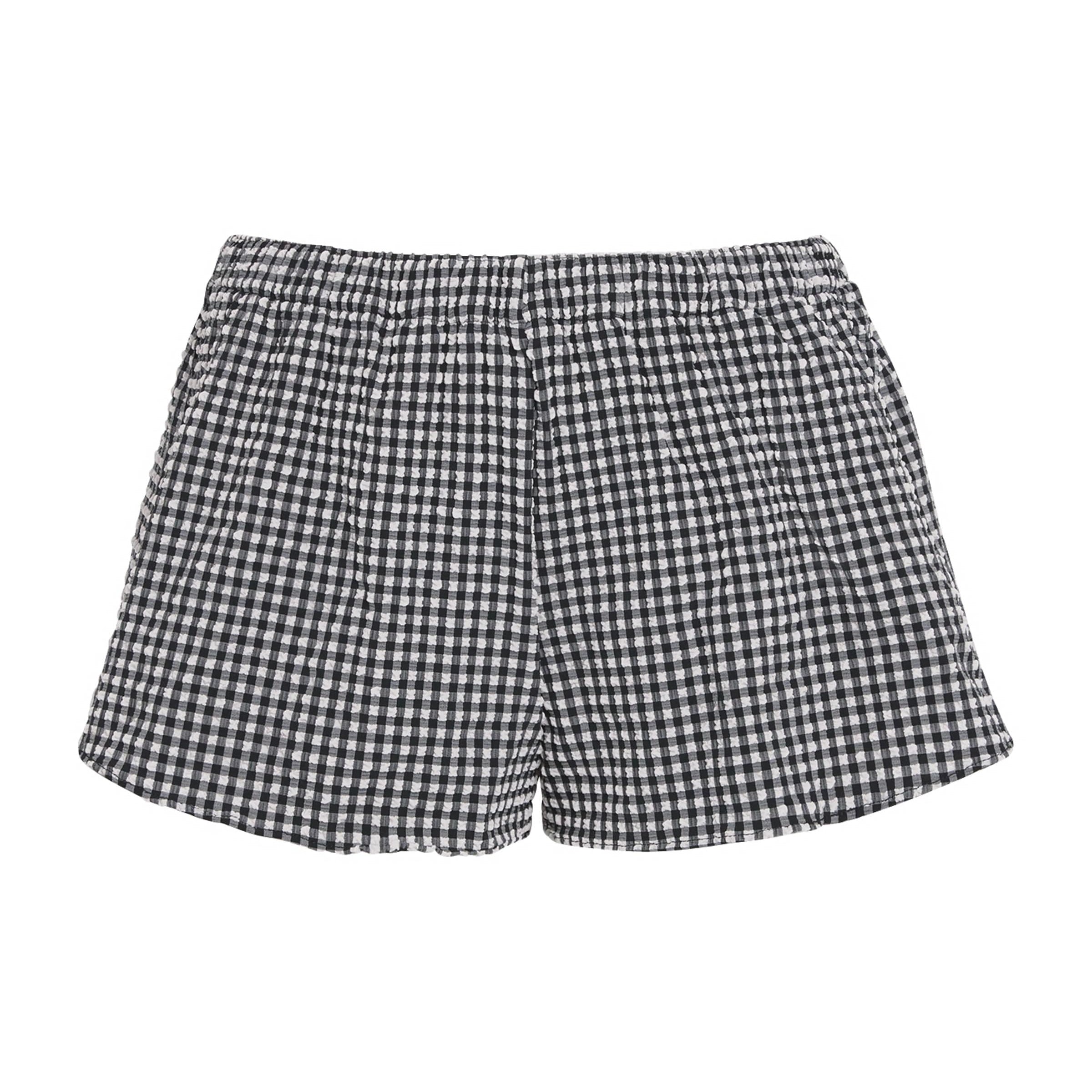 Gingham Runner Shorts BLACK GINGHAM