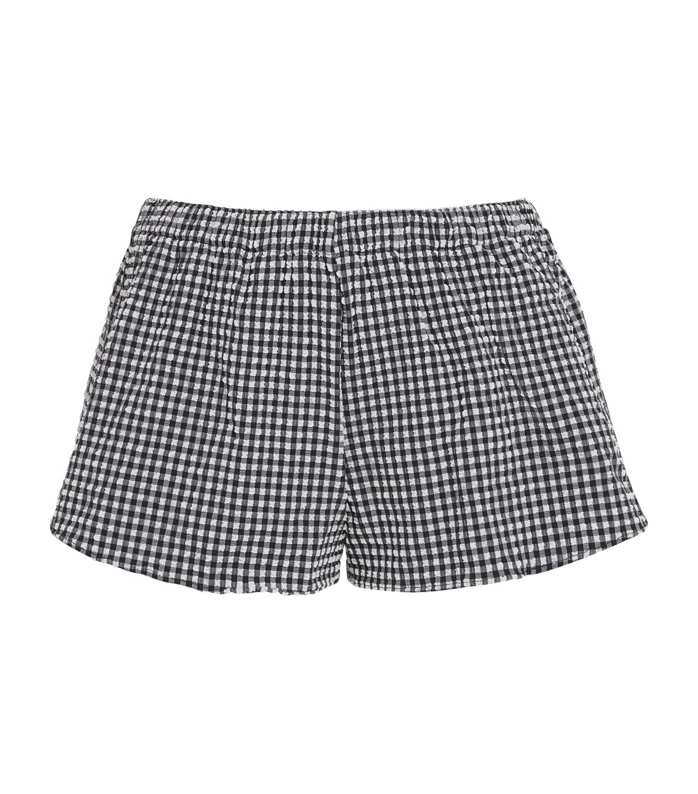 Gingham Runner Shorts BLACK GINGHAM