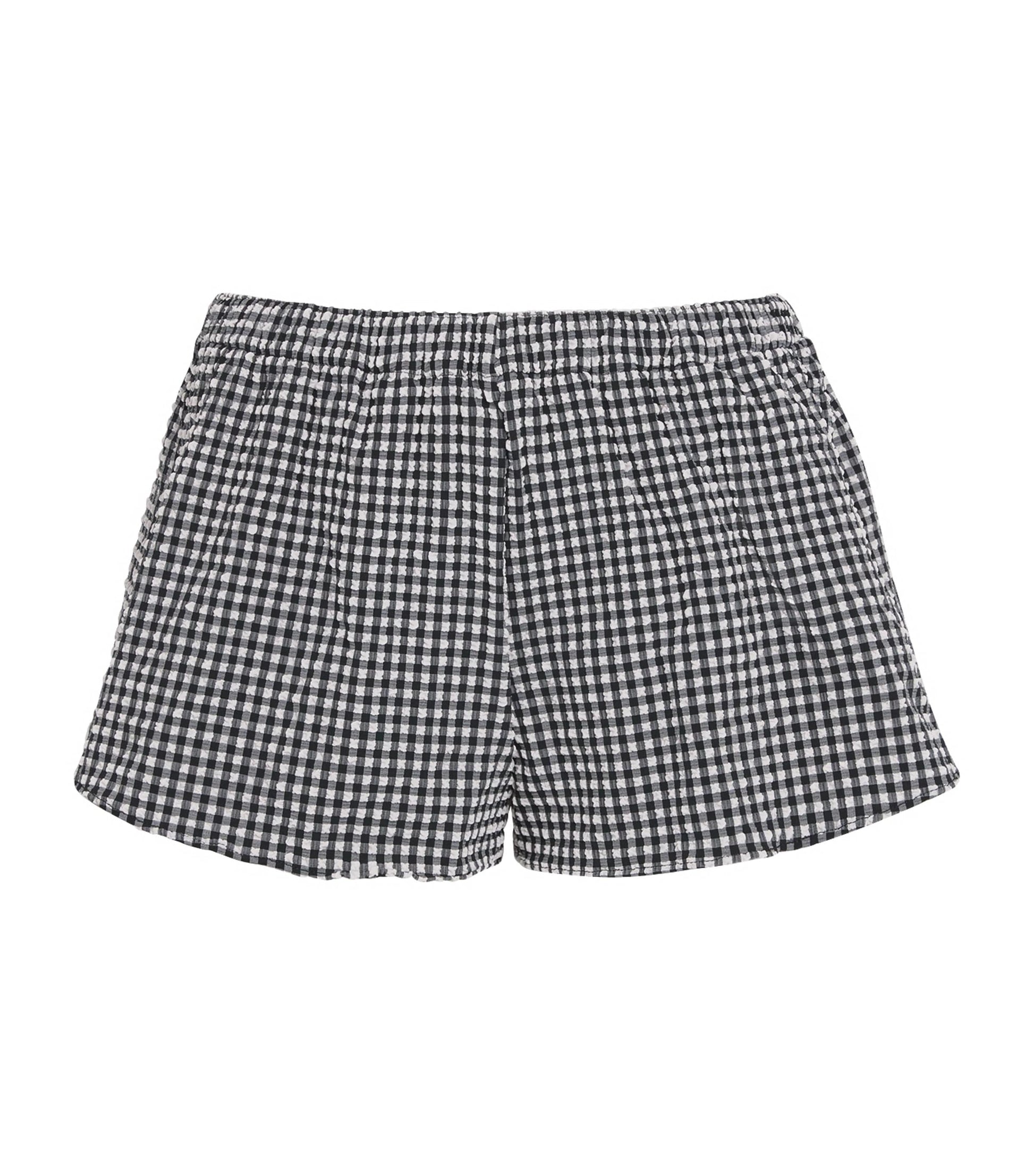 Gingham Runner Shorts BLACK GINGHAM