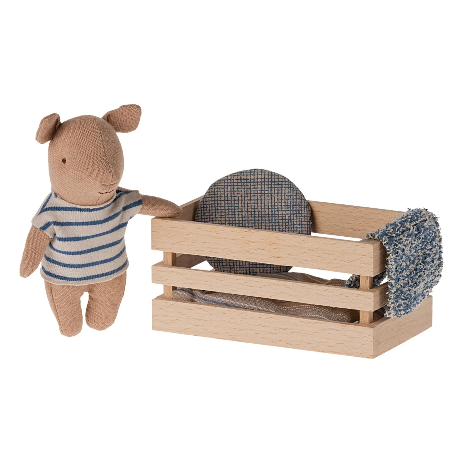 Maileg - Baby pig in its box - Boy