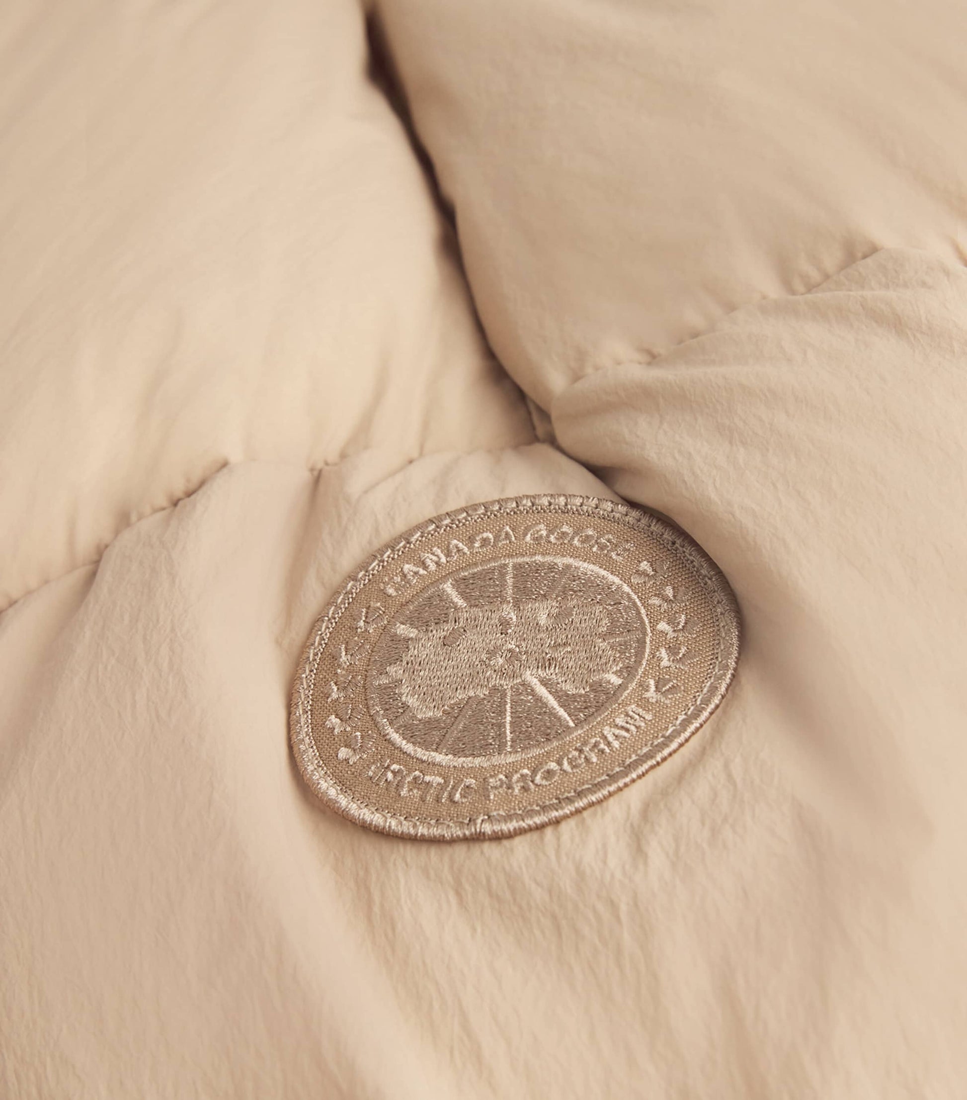 Canada Goose Beige Down Wilu Puffer Jacket