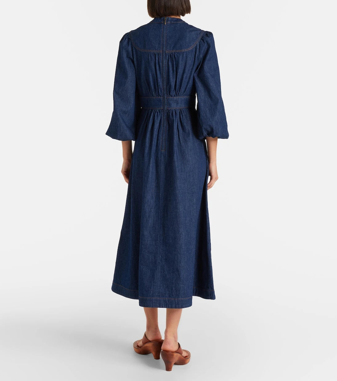 Zimmermann - Awaken denim midi dress