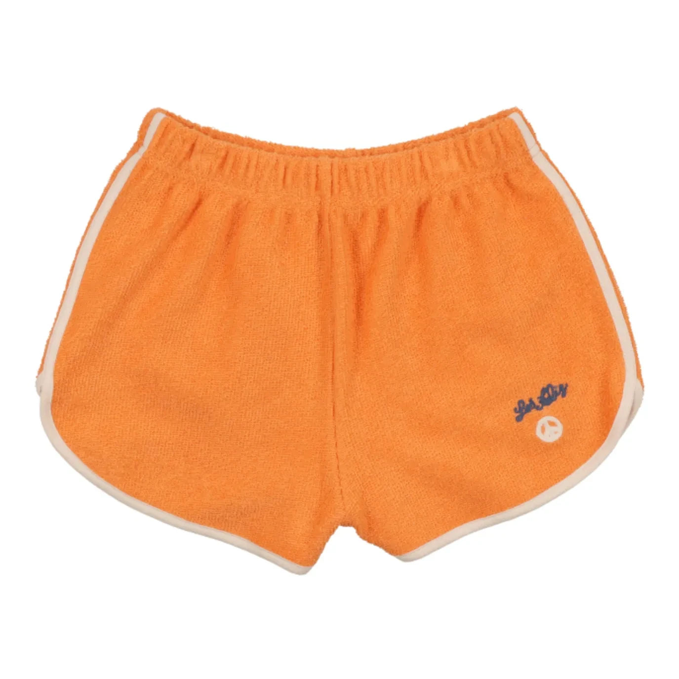 the new society - Compton Towelling Shorts | Orange