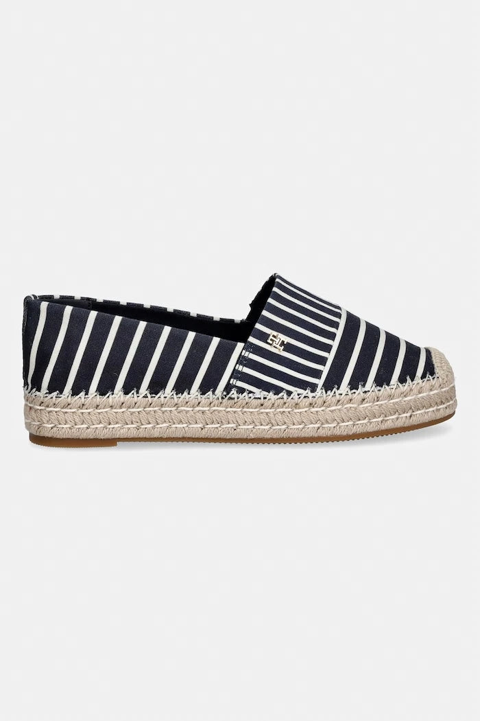 Tommy Hilfiger Kadın Espadriller TH PLATFORM ESPADRILLE STRIPES