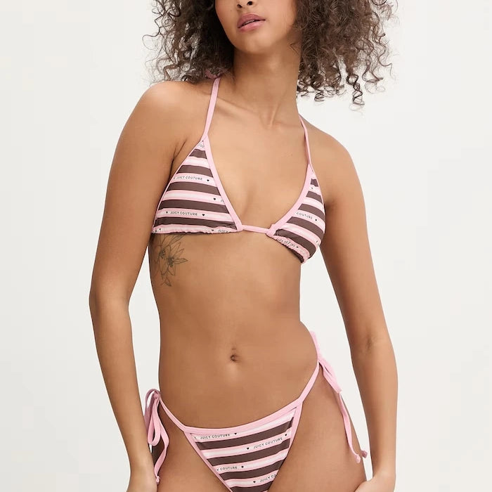 Juicy Couture Kadın İki Parça Mayo STRIPE BIKINI