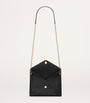 Saint Laurent Black Cassandre Chain Pouch