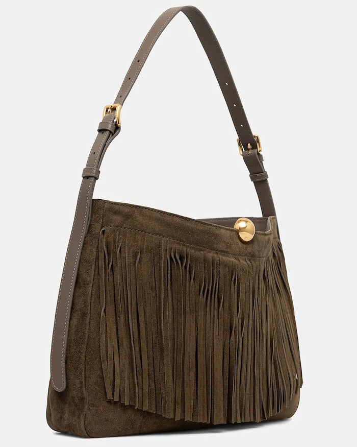 Furla kadın süet tote çanta