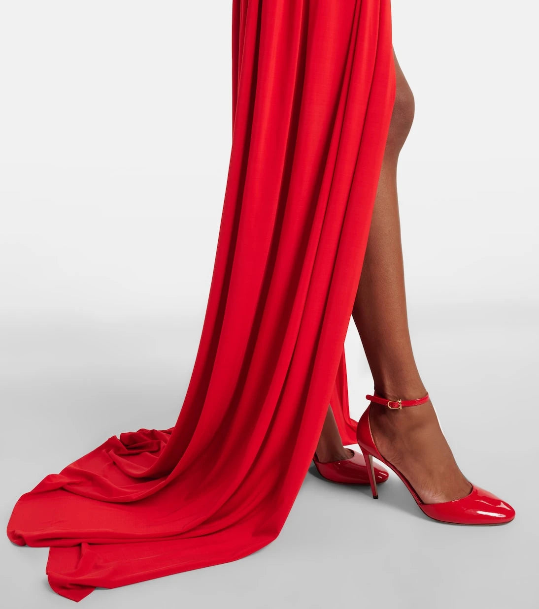 Stella McCartney - Draped crêpe jersey bustier dress