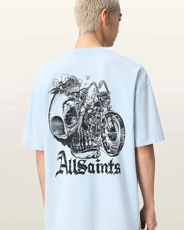AllSaints PANHEAD Pamuklu Tişört