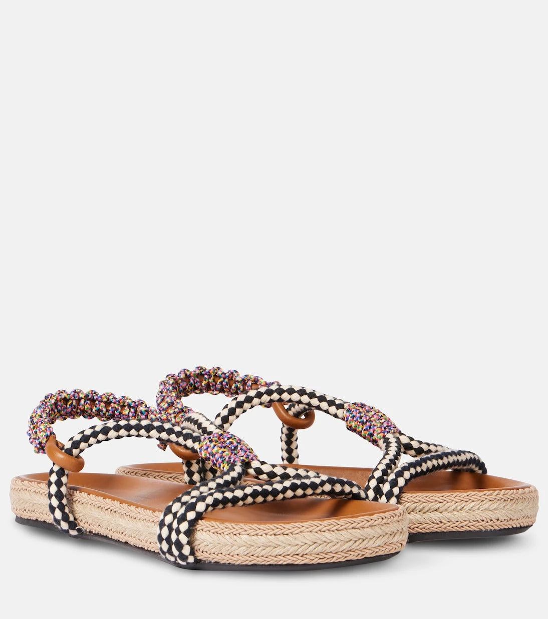 Isabel Marant - Waltee leather-trimmed espadrilles