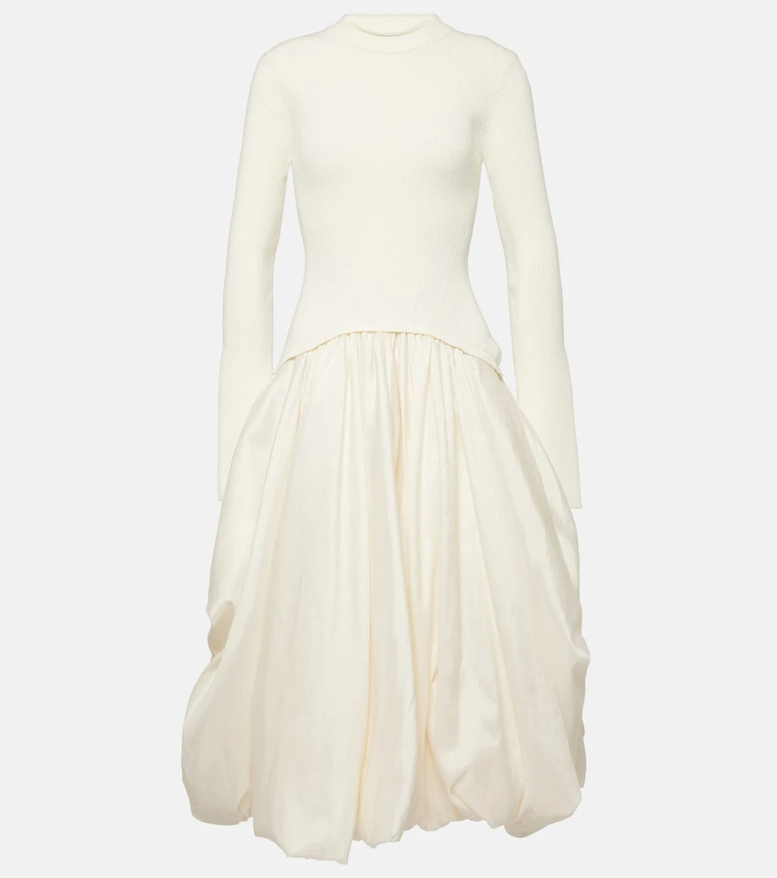 Simkhai - Kenlie taffeta-trimmed midi dress