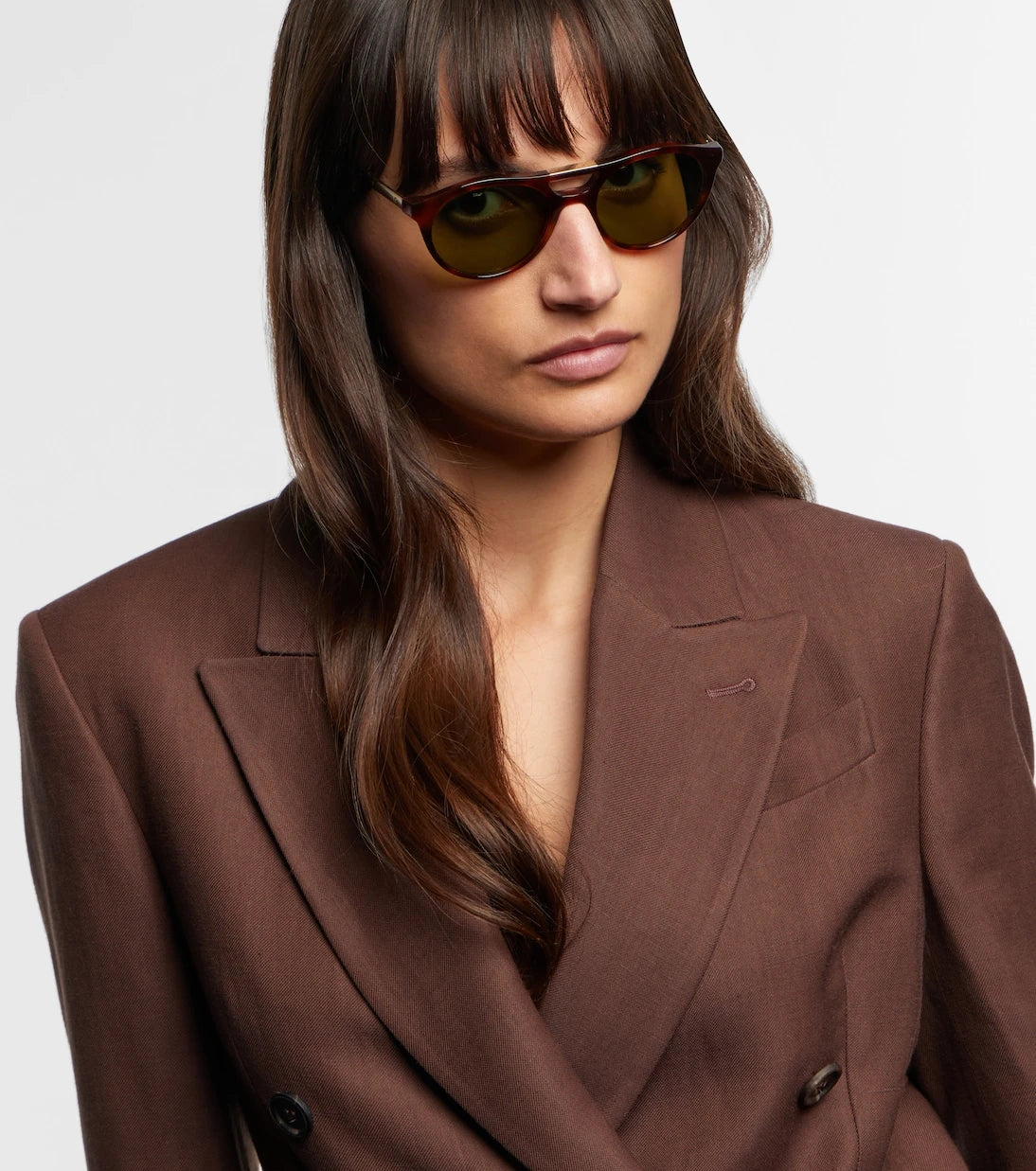 Brunello Cucinelli - Sartorial Sunset round sunglasses