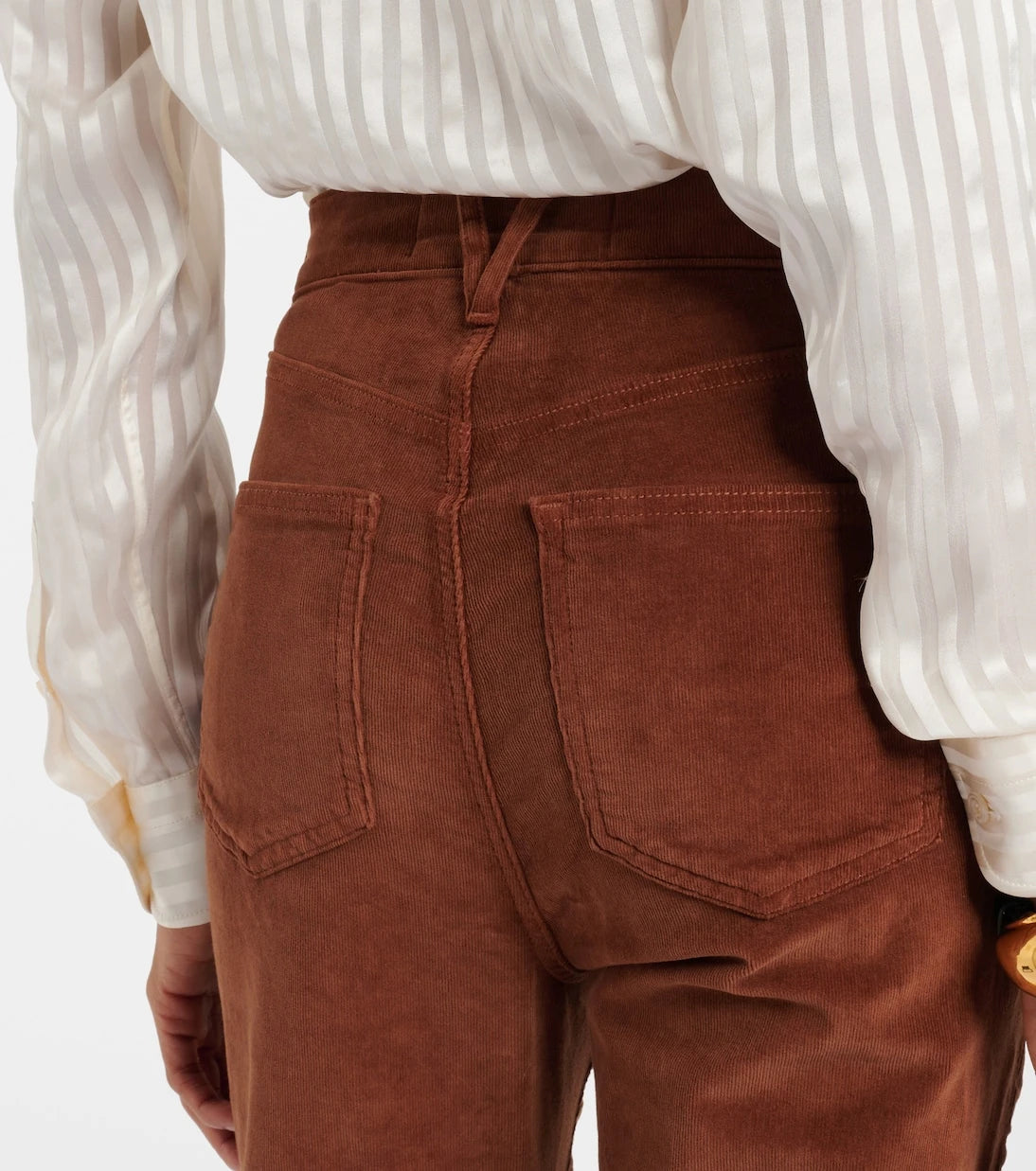 Veronica Beard - Cameron cotton corduroy flared pants