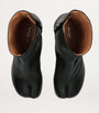 Maison Margiela Black Leather Tabi Boots 60
