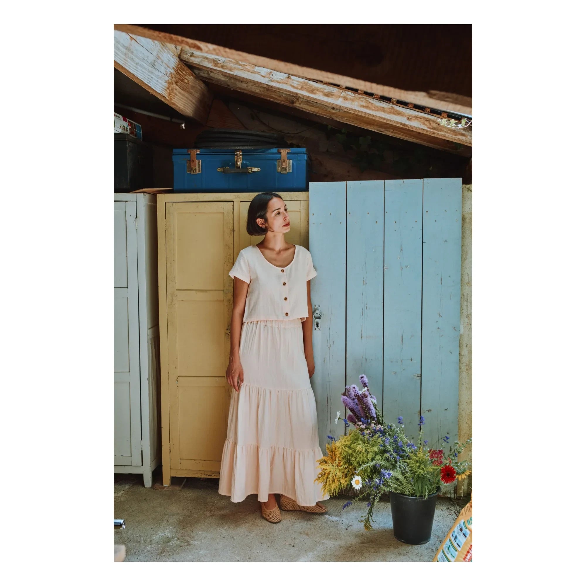 Poudre Organic - Tonka skirt | Pale Pink