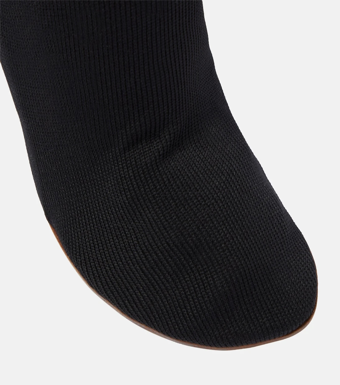 Vetements - Logo knit ankle boots