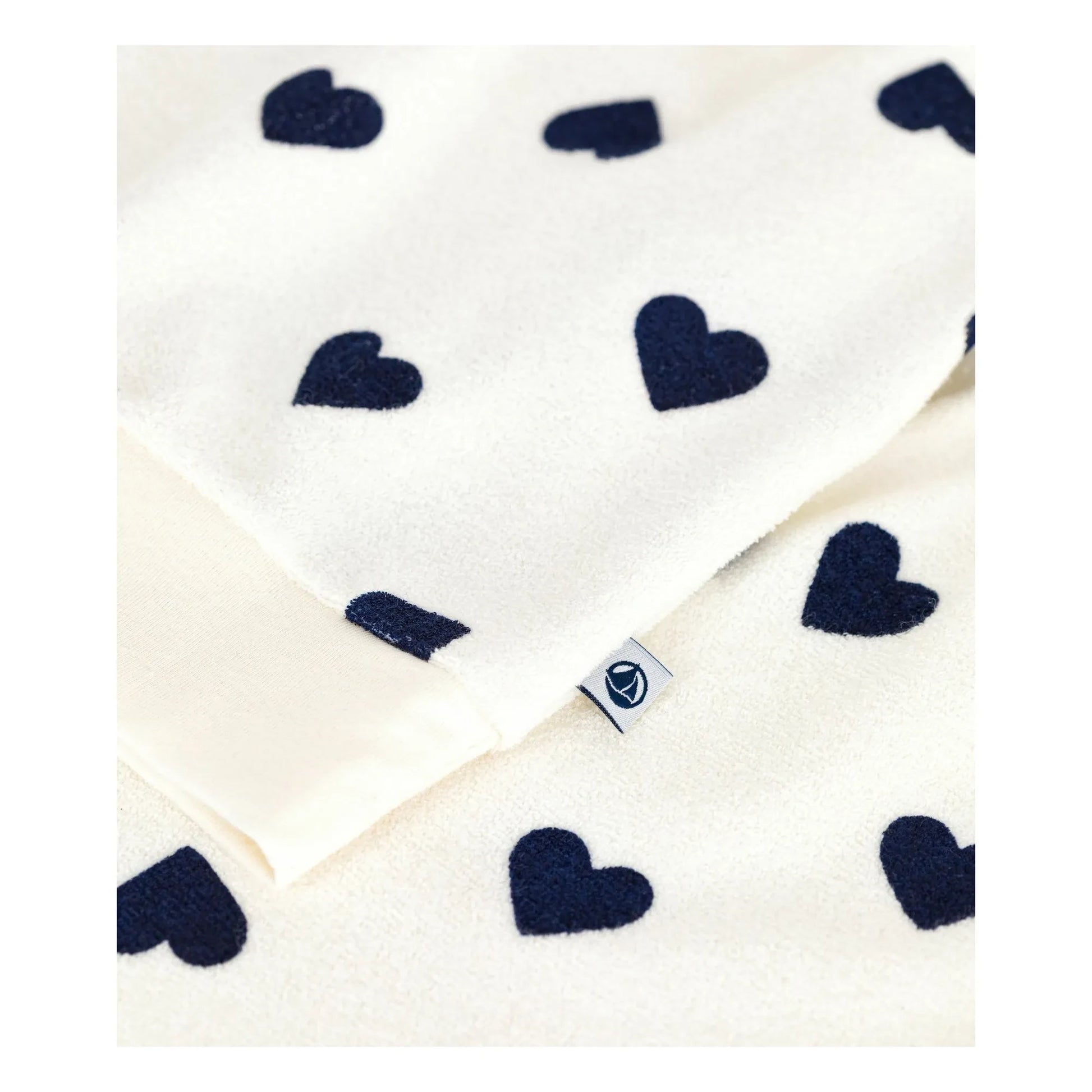 Petit Bateau - Sponge hearts pyjamas | Ecru