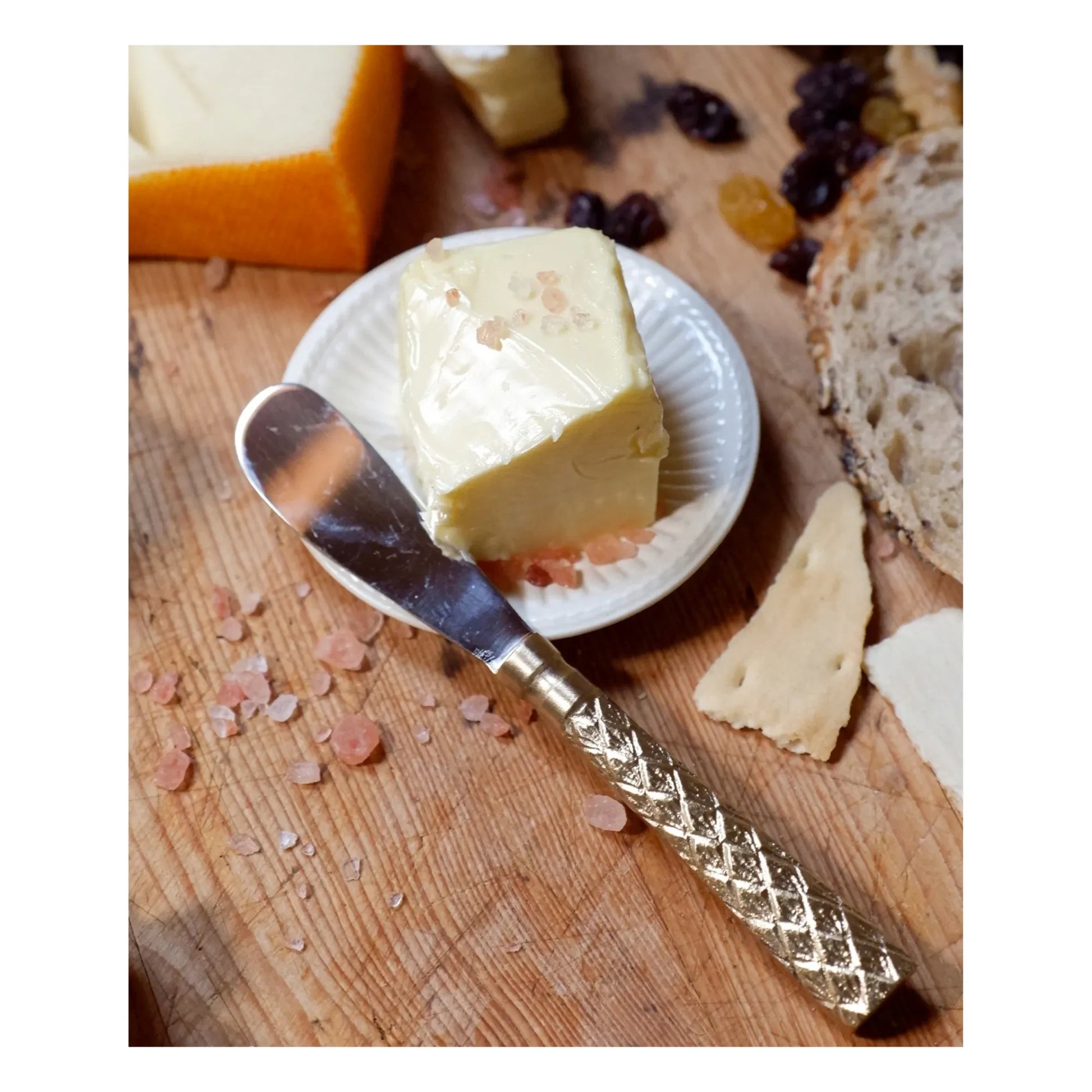 Doing Goods - Chameli Matte Brass Butter Knife | Gold