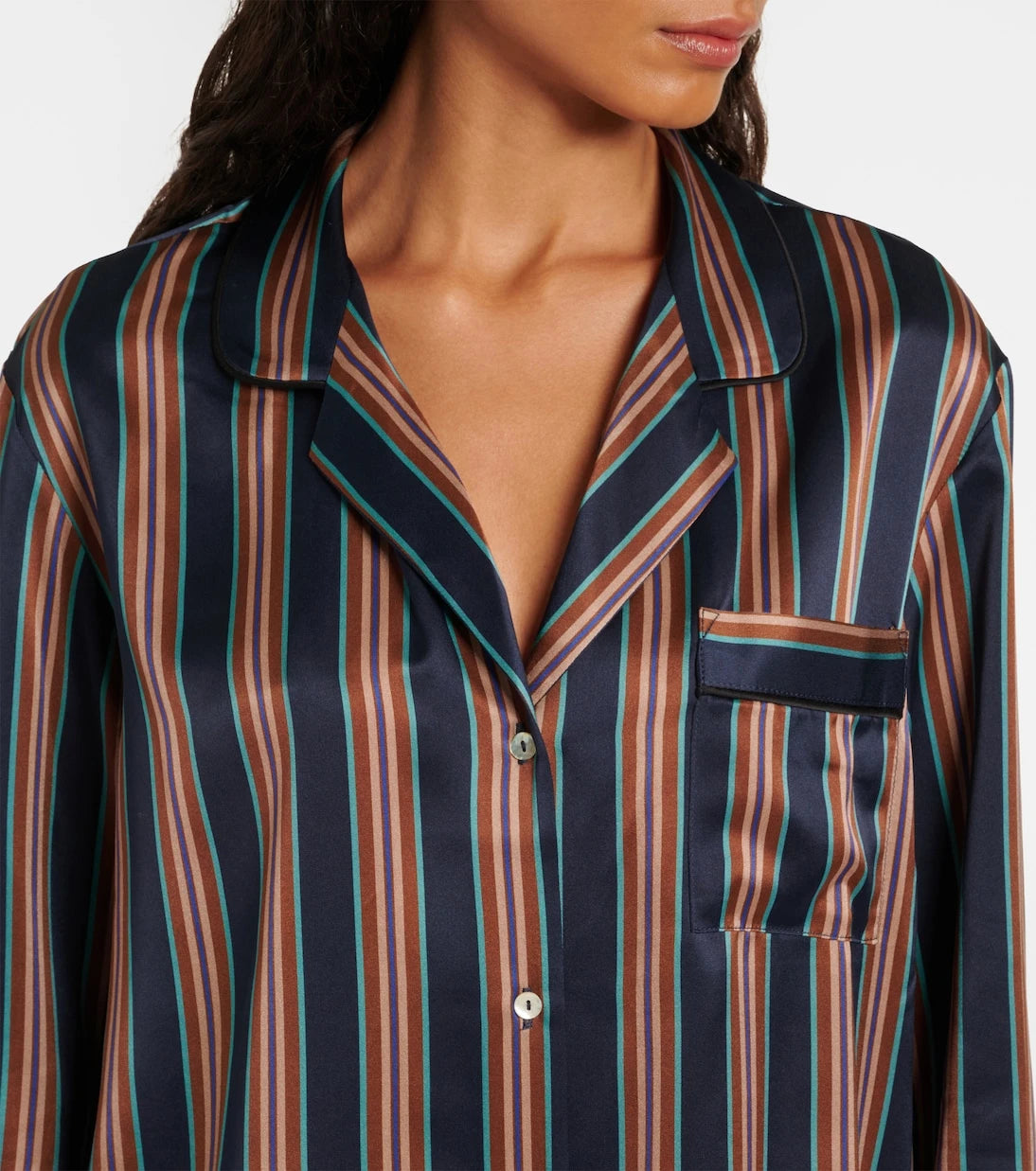 Asceno - Paris silk charmeuse shirt