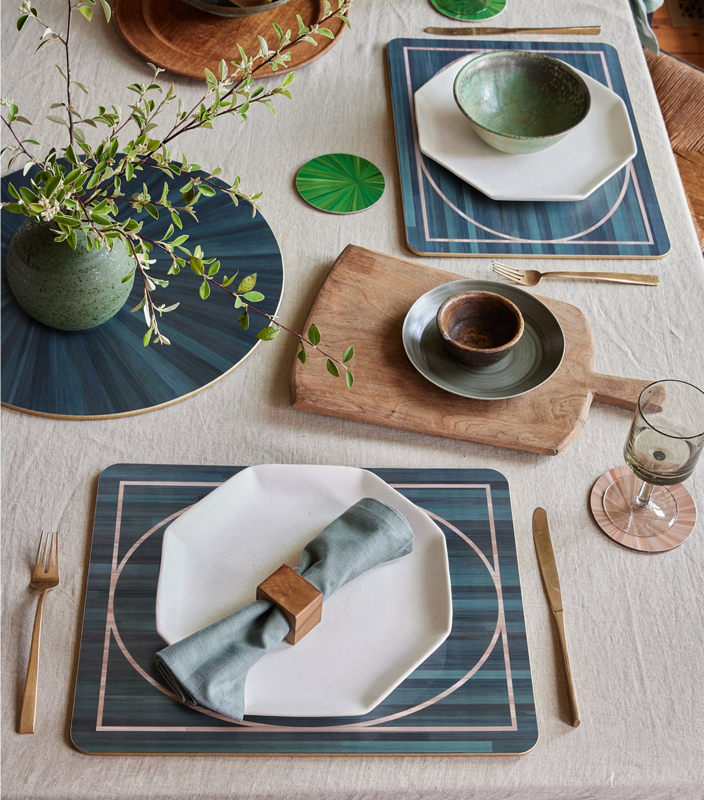 Set of 4 Soleil Round Coasters