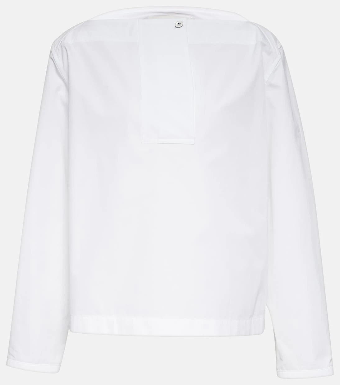 Jil Sander - Cotton poplin pleated top