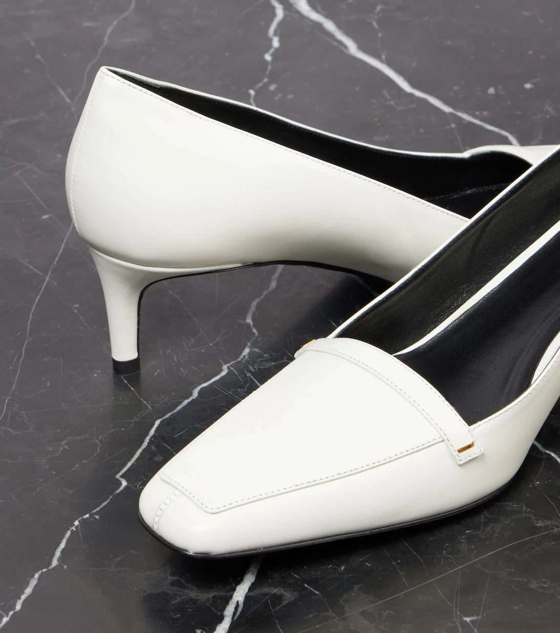 Khaite - Celia 50 leather pumps
