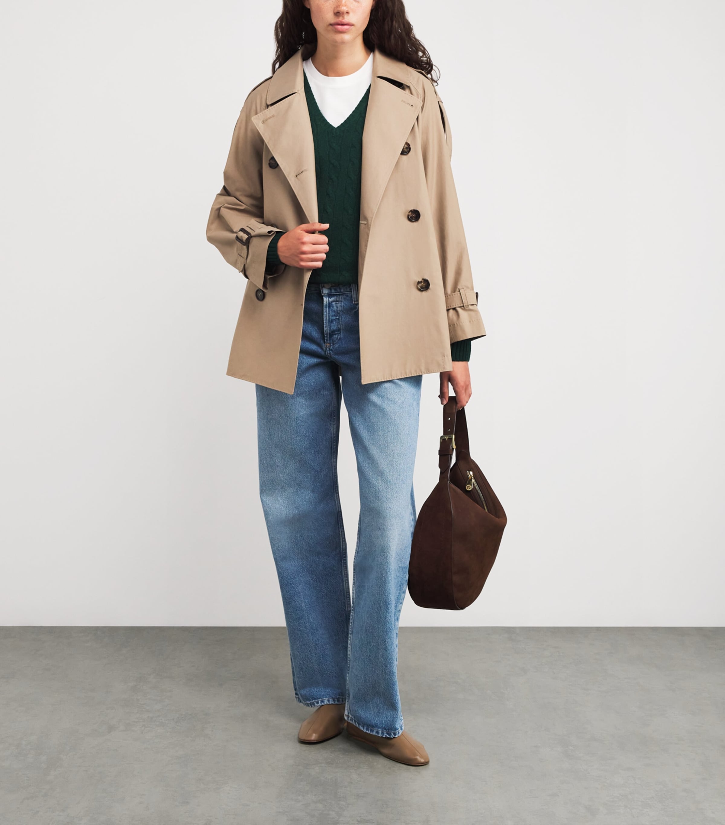 Polo Ralph Lauren Green Wool-Cashmere Kimberly Sweater