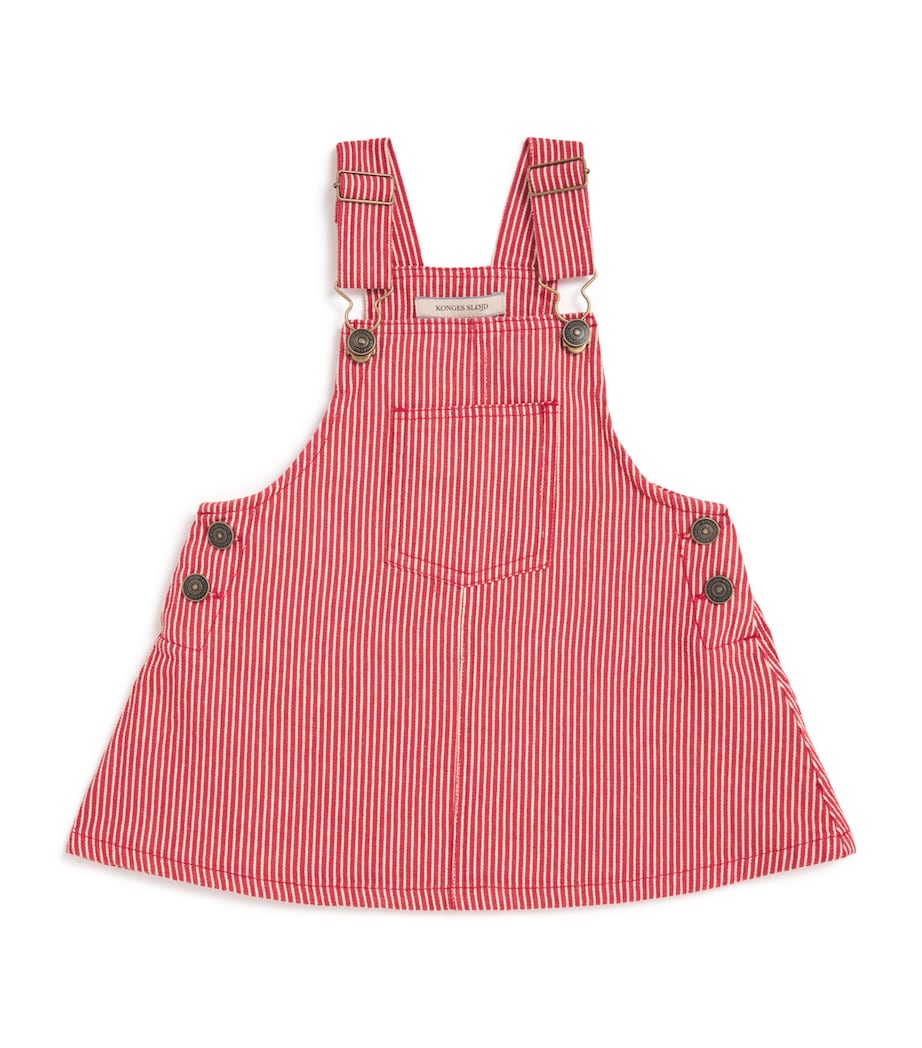 Denim Stripe Overall Dress (12 Months-4 Years)