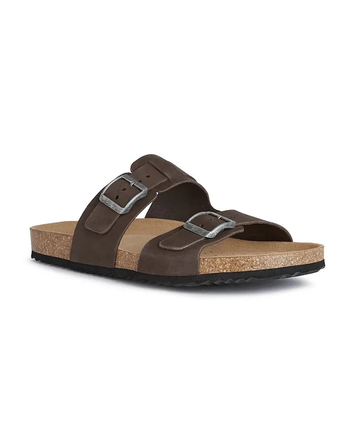 Nubuk Geox U SANDAL GHITA Terlik