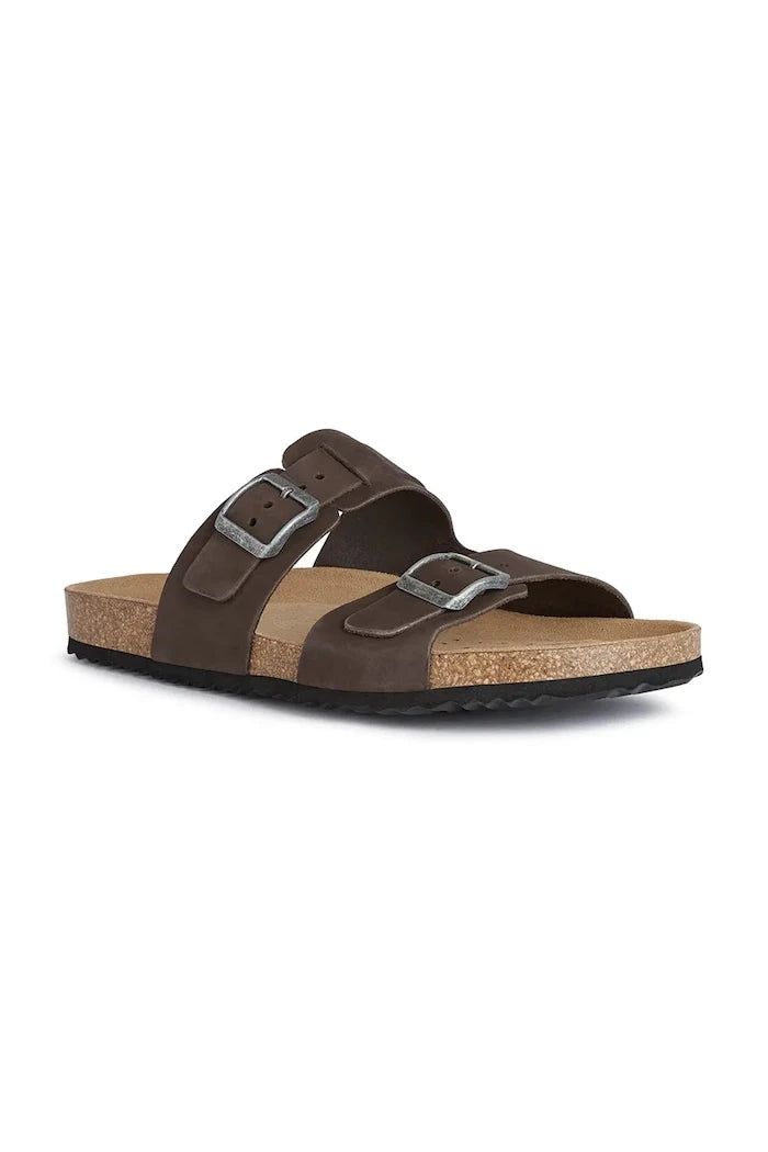 Nubuk Geox U SANDAL GHITA Terlik