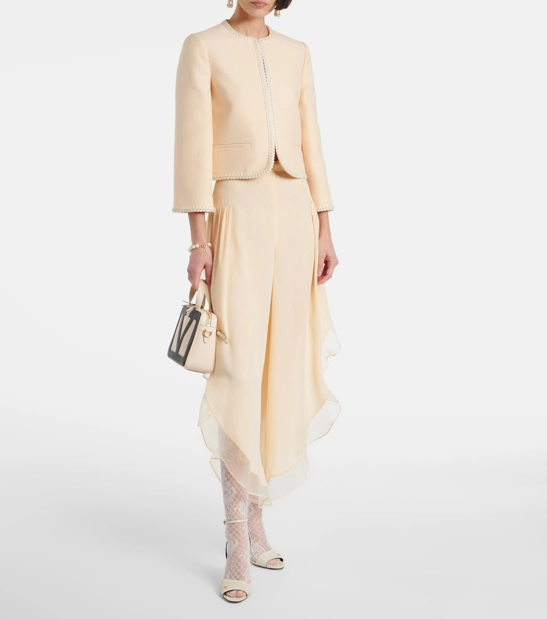Valentino - Lace tights