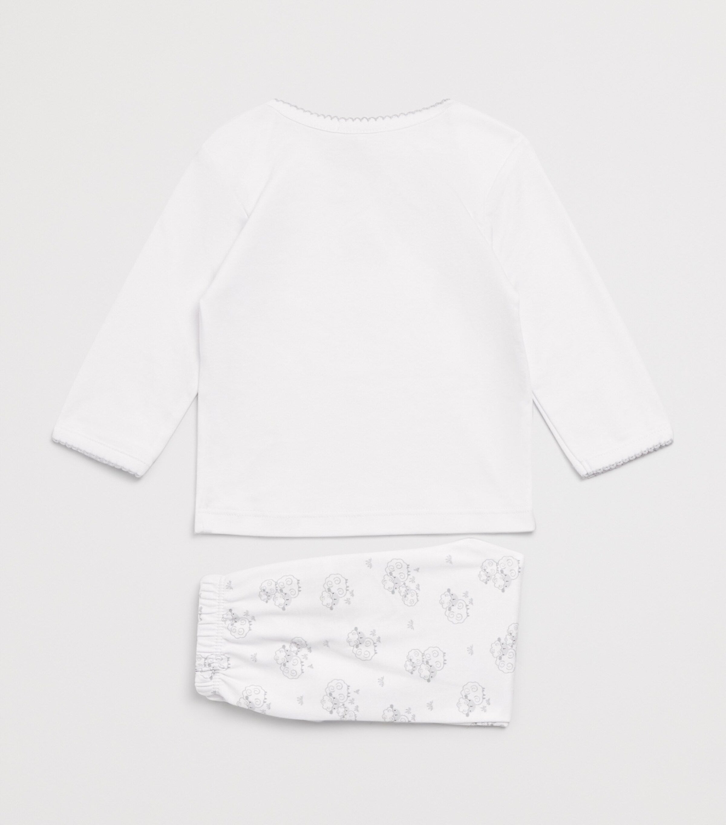 Kissy Kissy Pima Cotton Sweet Sheep Top and Footed Leggings Set (Newborn-9 Months)