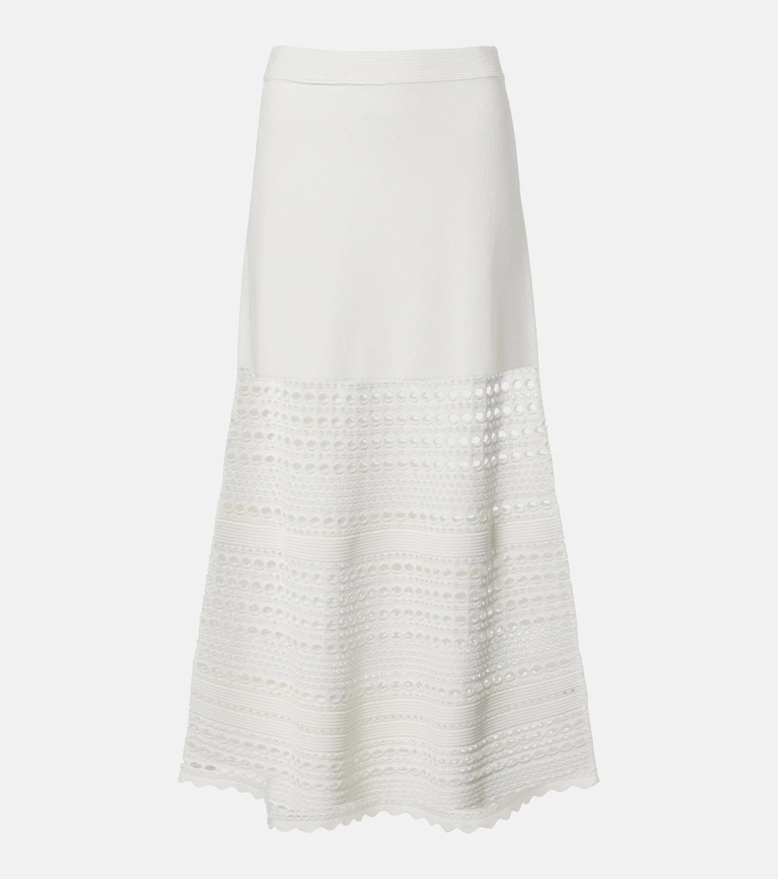 Simkhai - Westly open-knit midi skirt