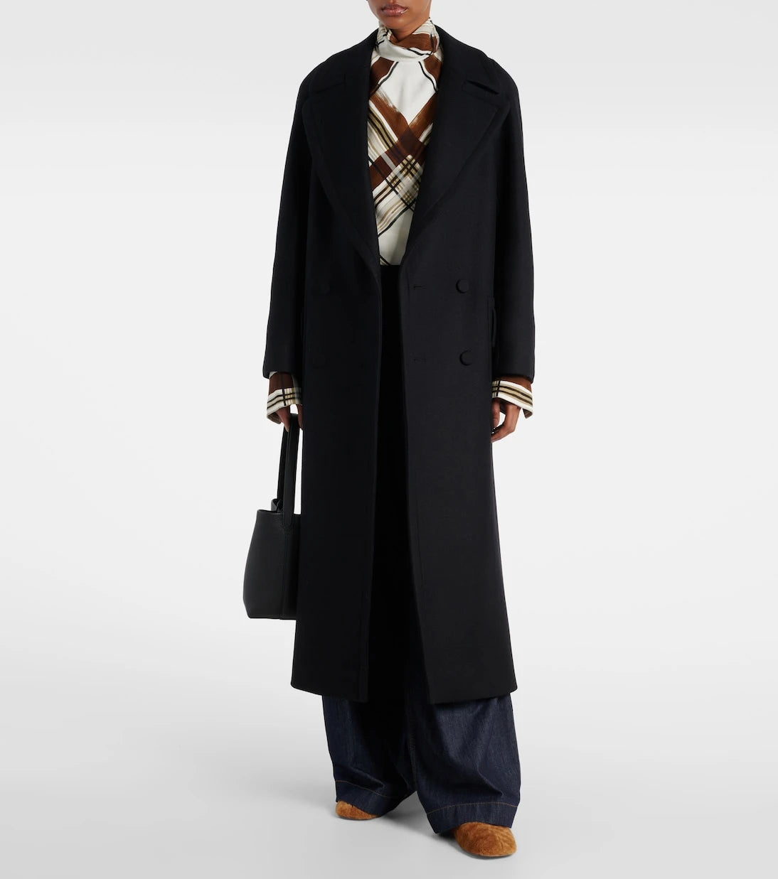 Dries Van Noten - Shearling ballet flats