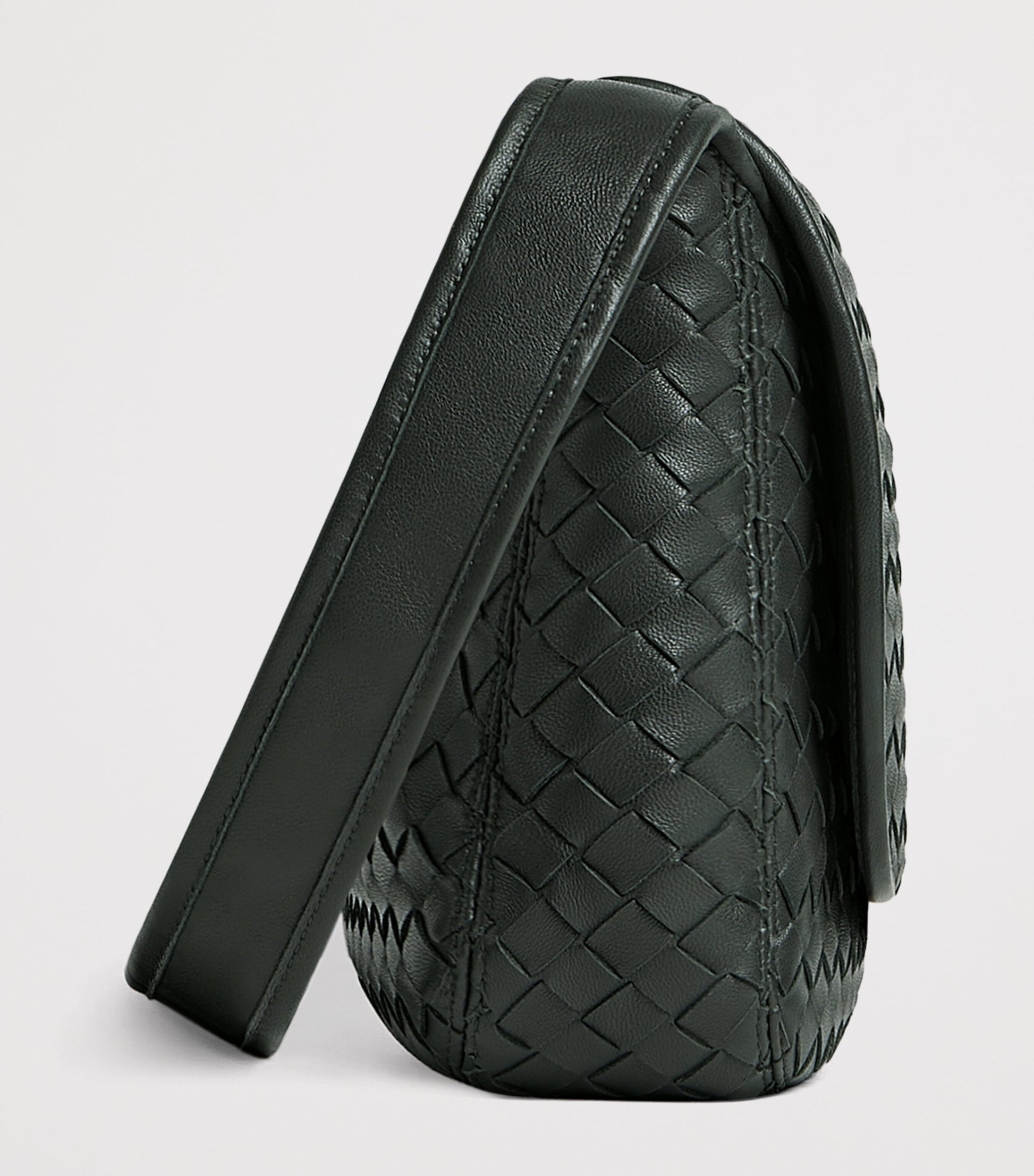 Bottega Veneta Leather Intrecciato Veneto Messenger Bag