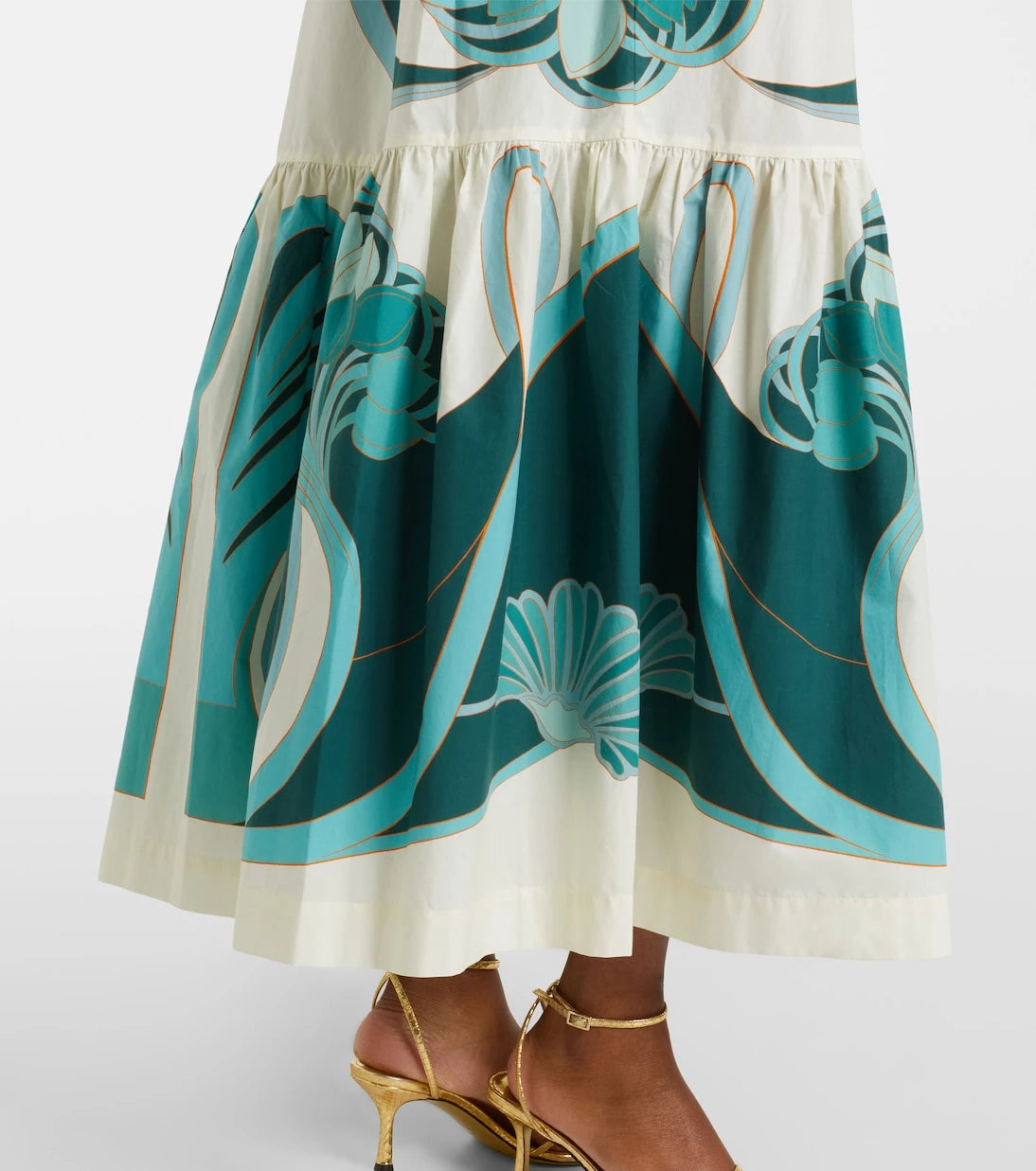 La DoubleJ - Artemis printed cotton poplin shirt dress