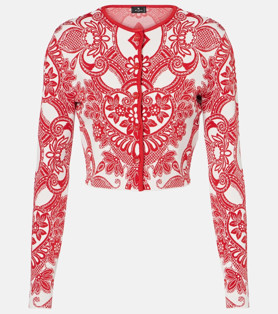 Etro - Paisley cropped cardigan