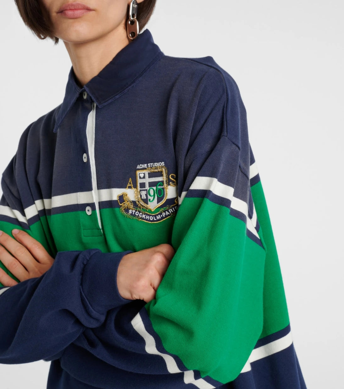 Acne Studios - فستان بولو من جيرسي القطن