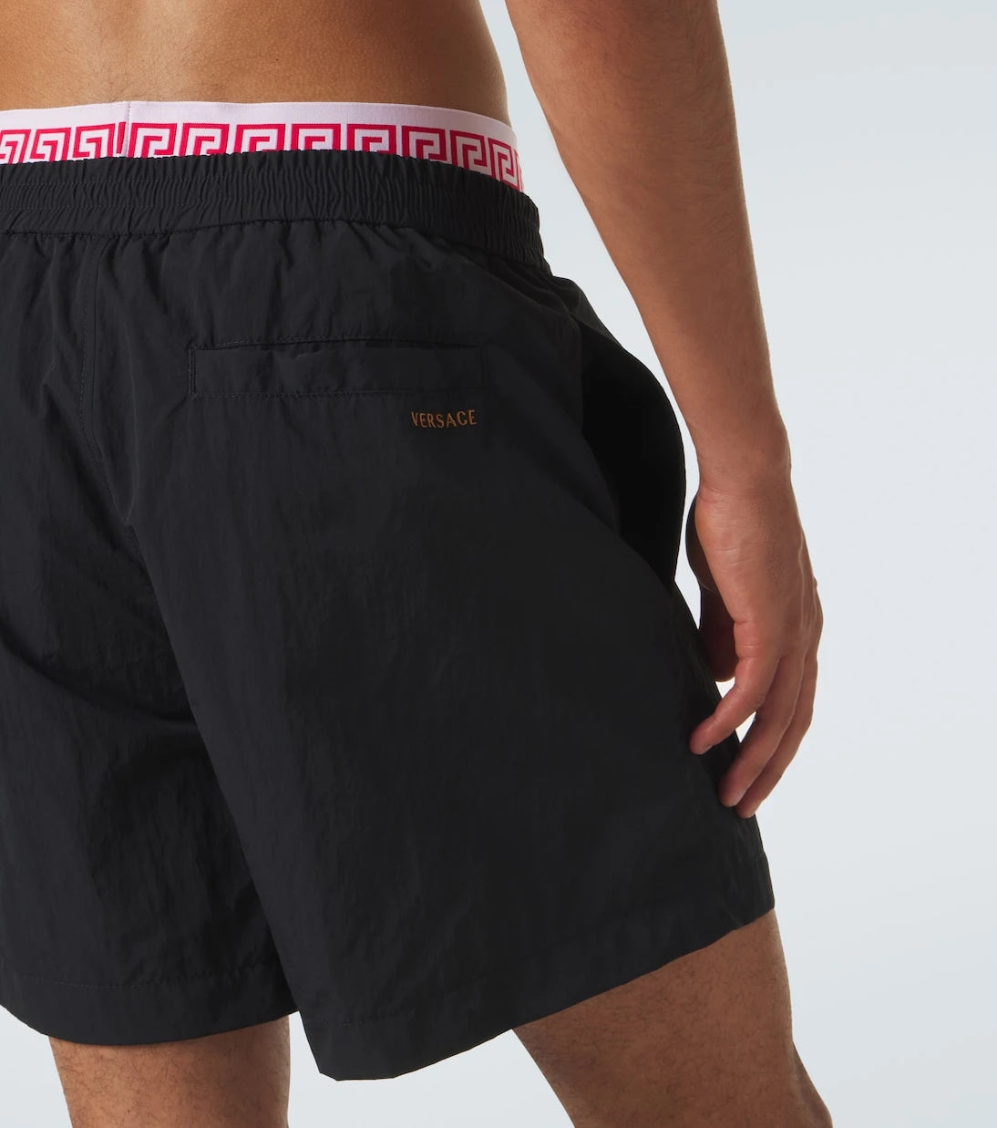 Versace - Layered waistband shorts