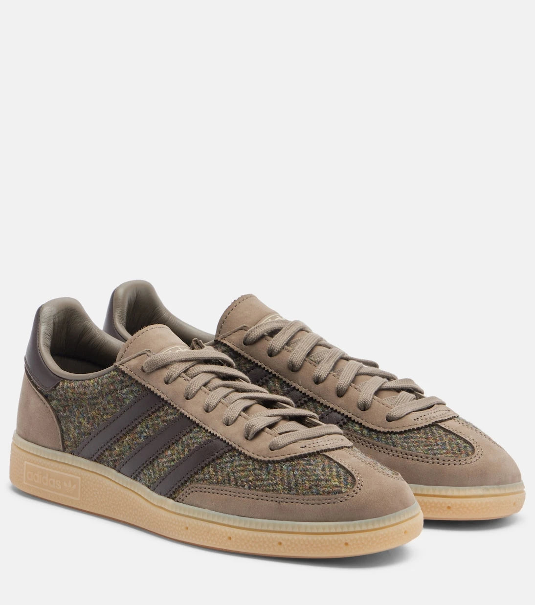 Adidas - Handball Spezial leather-trimmed sneakers