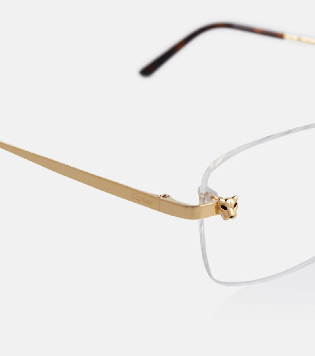 Cartier Eyewear Collection - Panthère de Cartier rectangular glasses
