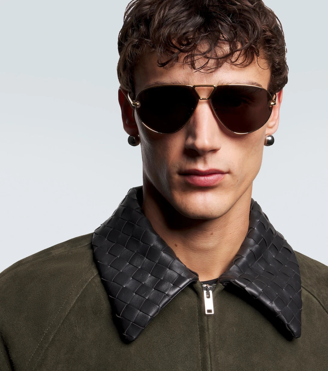 Bottega Veneta - نظارات أفياتور دروب الشمسية