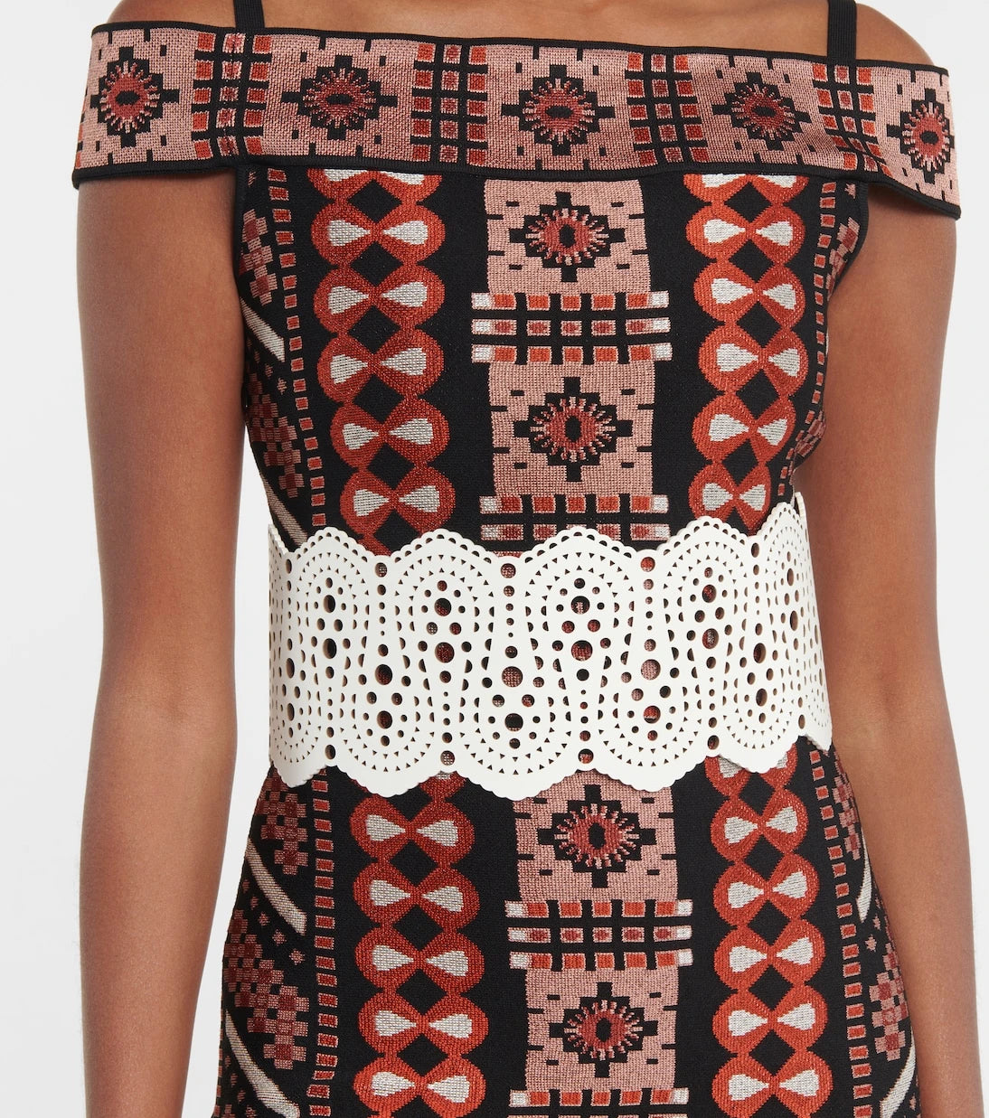 Alaïa - Leather corset belt