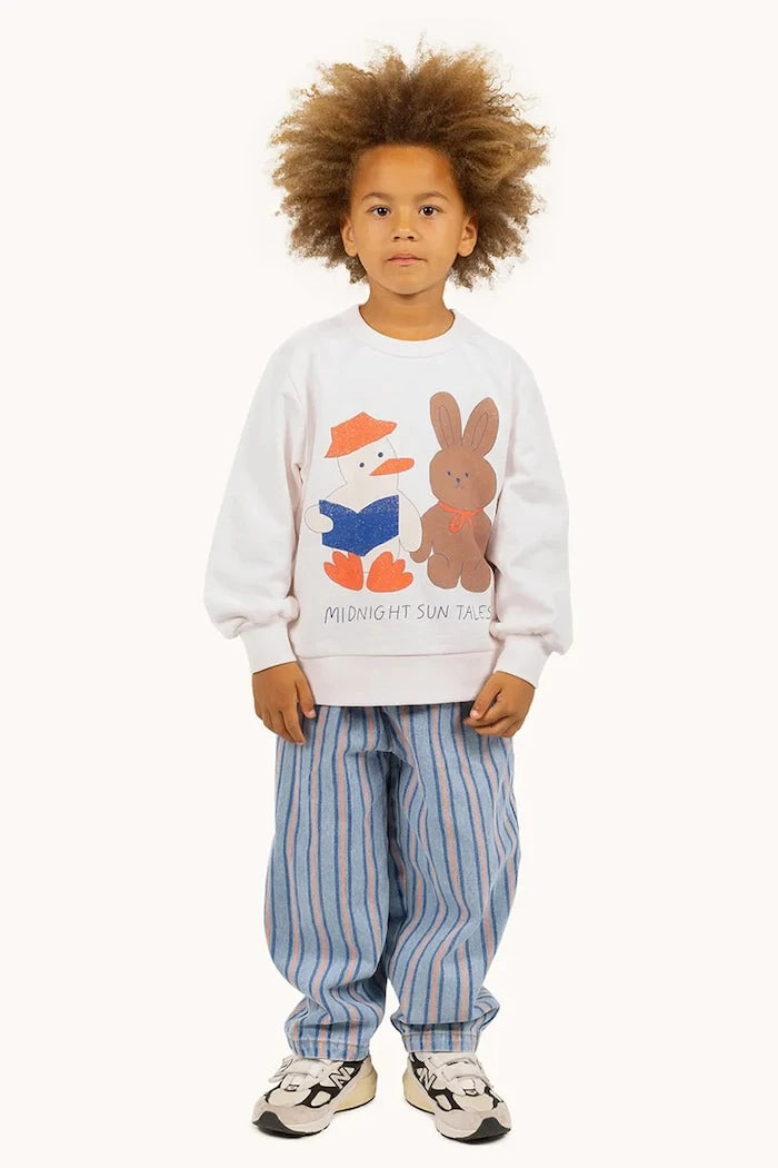 Tinycottons READERS GRAPHIC SWEATSHIRT Çocuk Pamuklu Sweatshirt