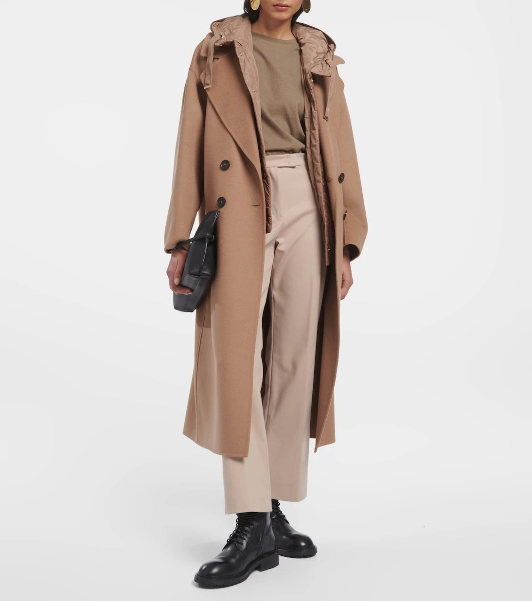 'S Max Mara - Conico cotton-blend flared pants