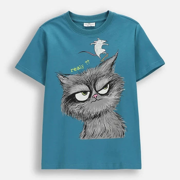 Детска памучна тениска Coccodrillo
